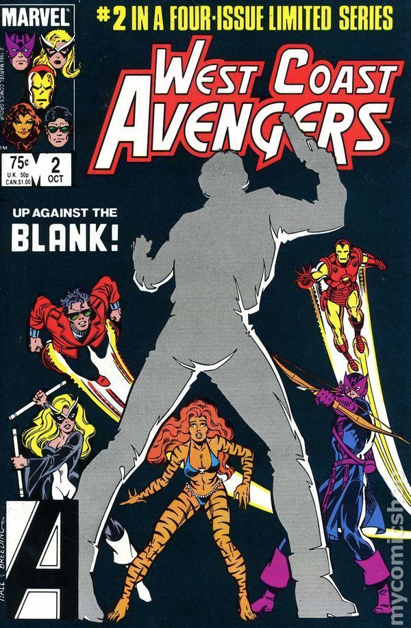 West Coast Avengers #2 FN 1984 Stock Image