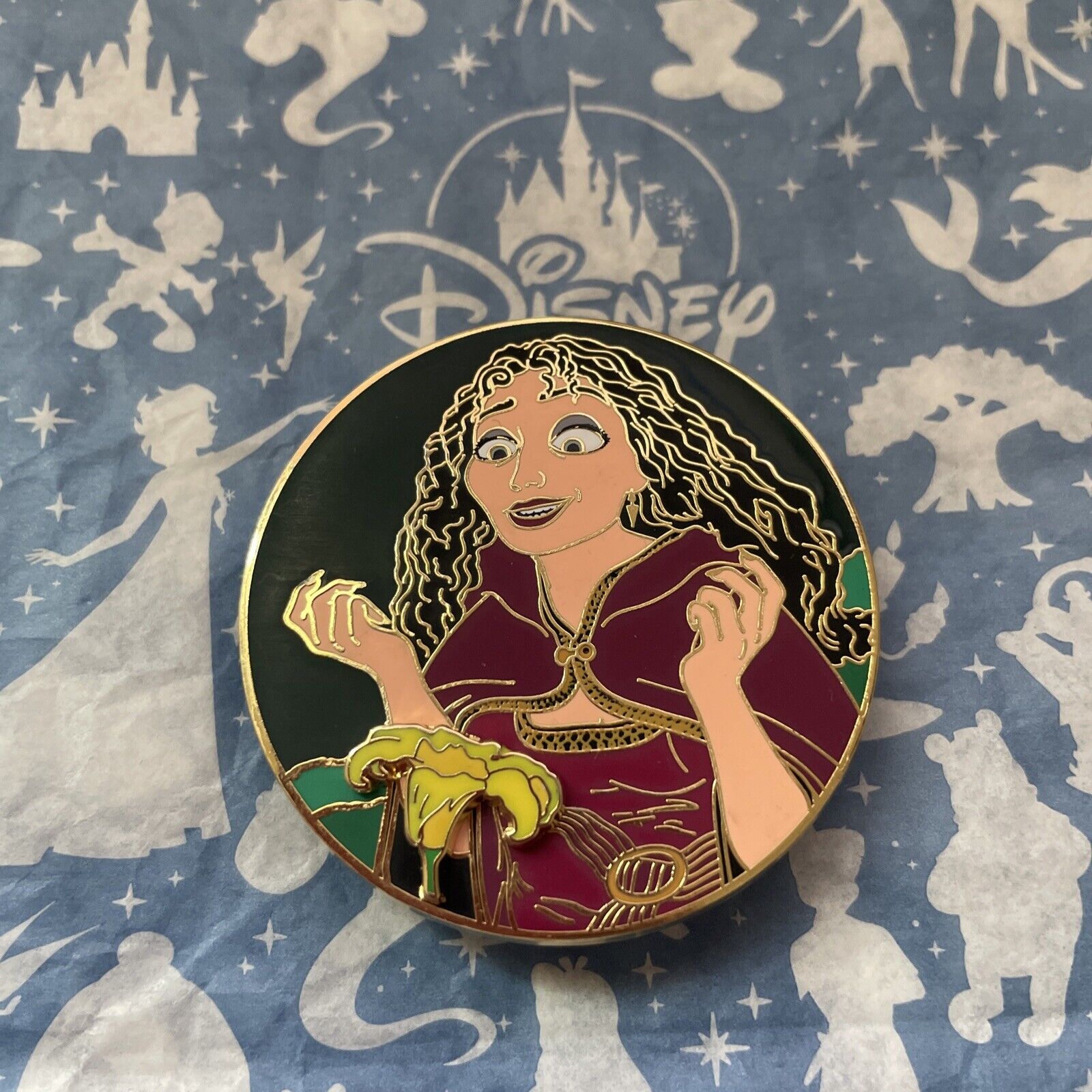 Dark Tales Disney Pin Tangled Mother Gothel Limited Edition