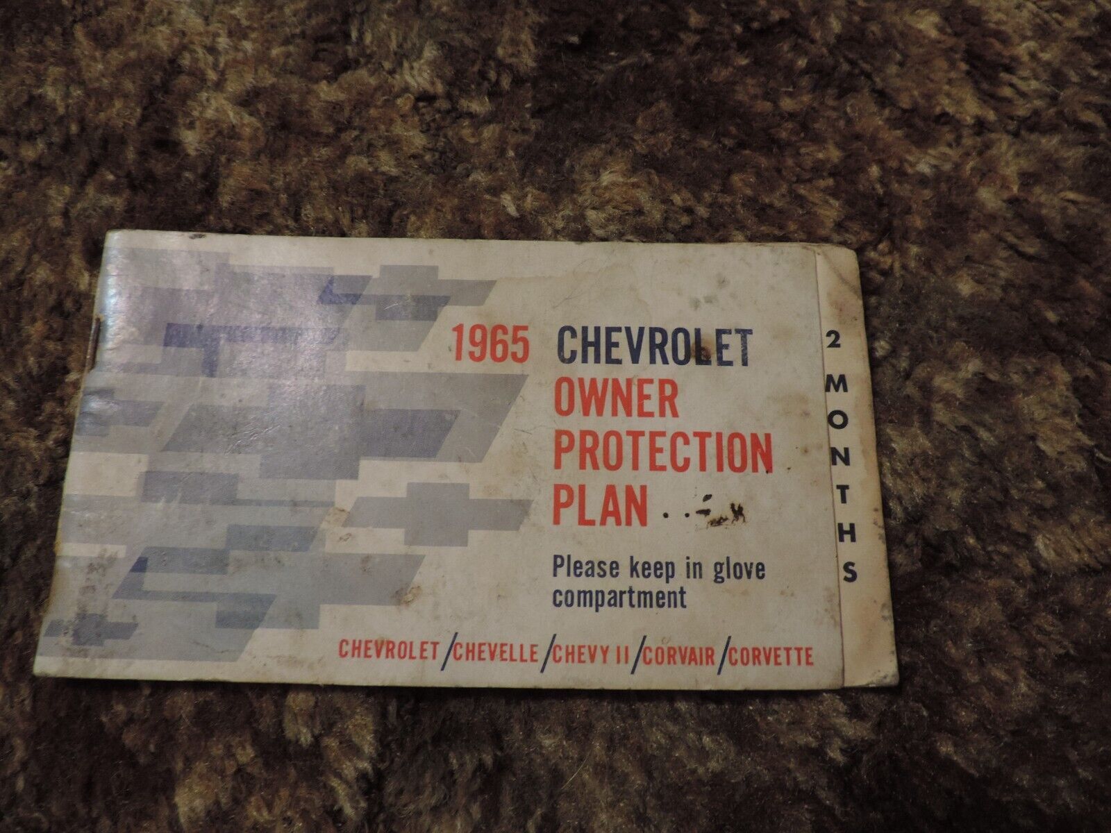1965 Chevy Owners Protection Plan Book