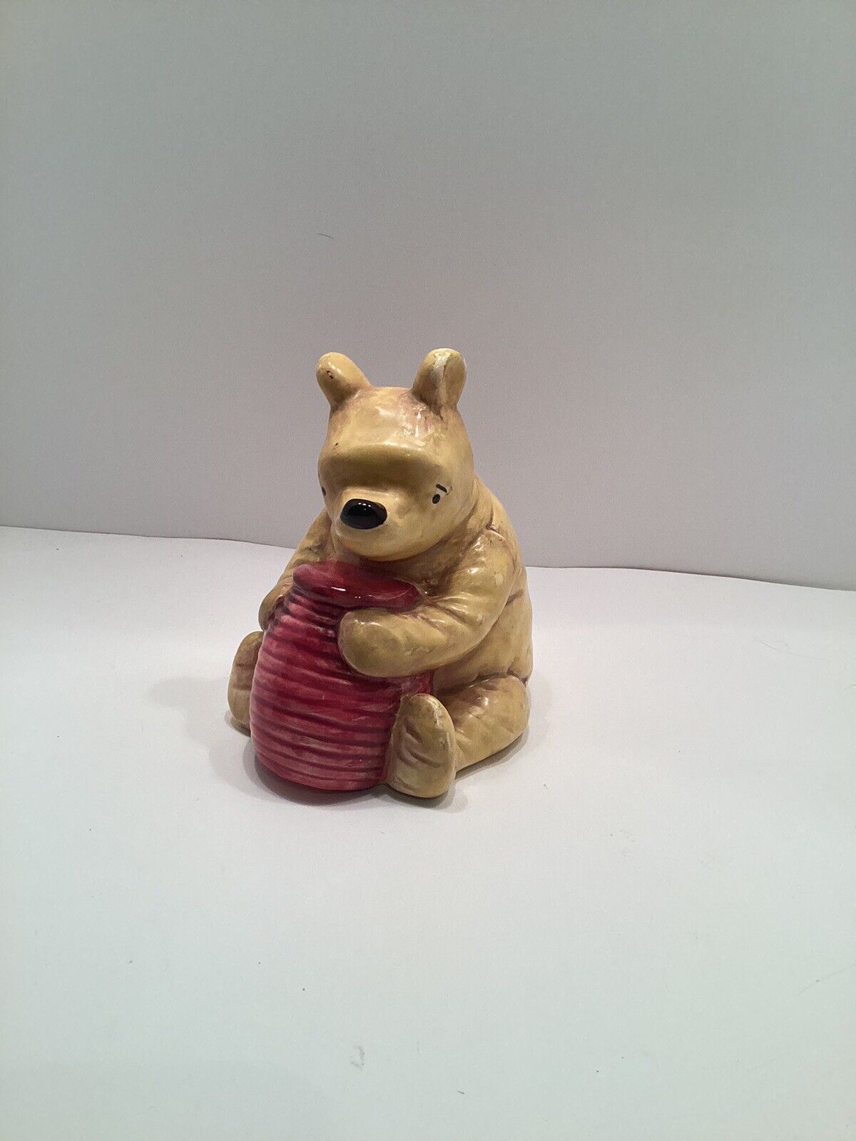 Disney Classic 5.5” Winnie the Pooh Piggy Bank Honey Pot Ceramic by Charpente