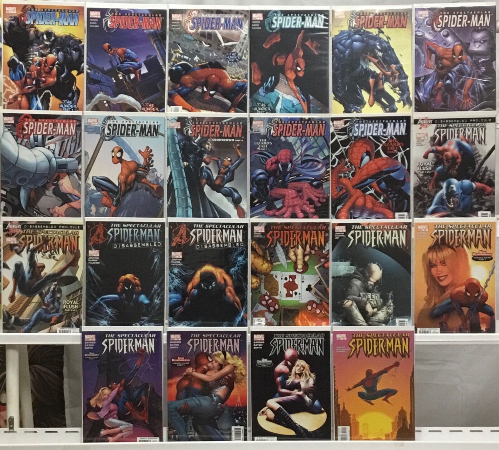Marvel Comics Spectacular Spider-Man Run Lot 1-27 Missing 9,13,14,19,20 VF/NM