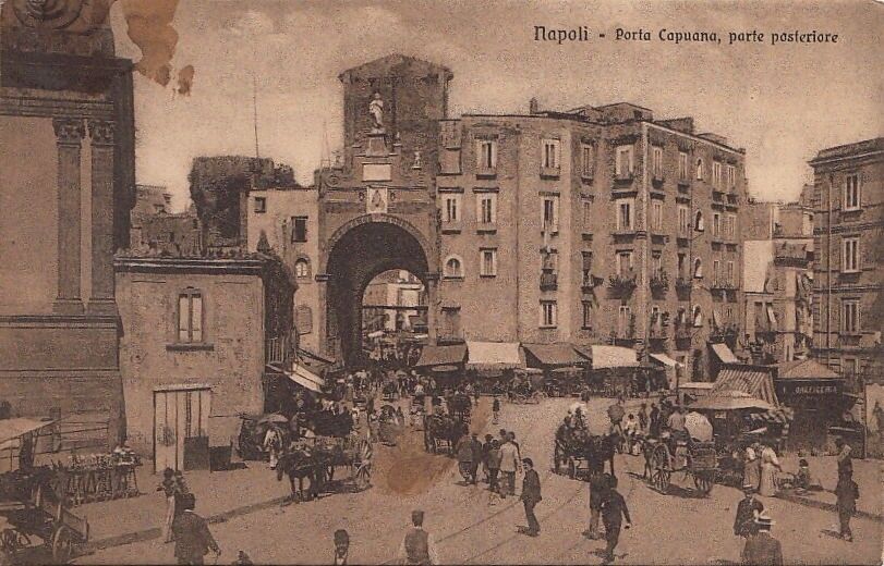 Postcard Porta Capuana Parte Posteriore Napoli Naples Italy