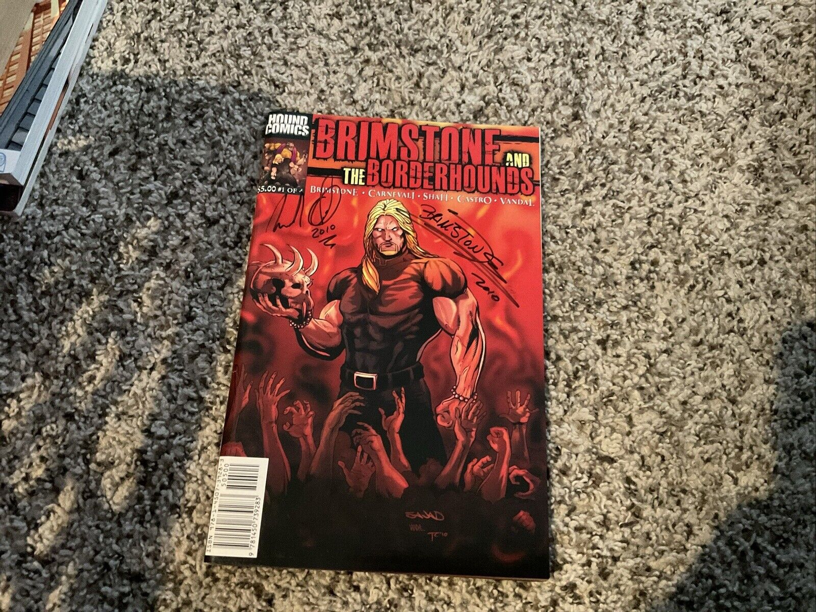 Brimstone and the Borderhounds #1 SIGNED VF/NM SCARCE INDIE