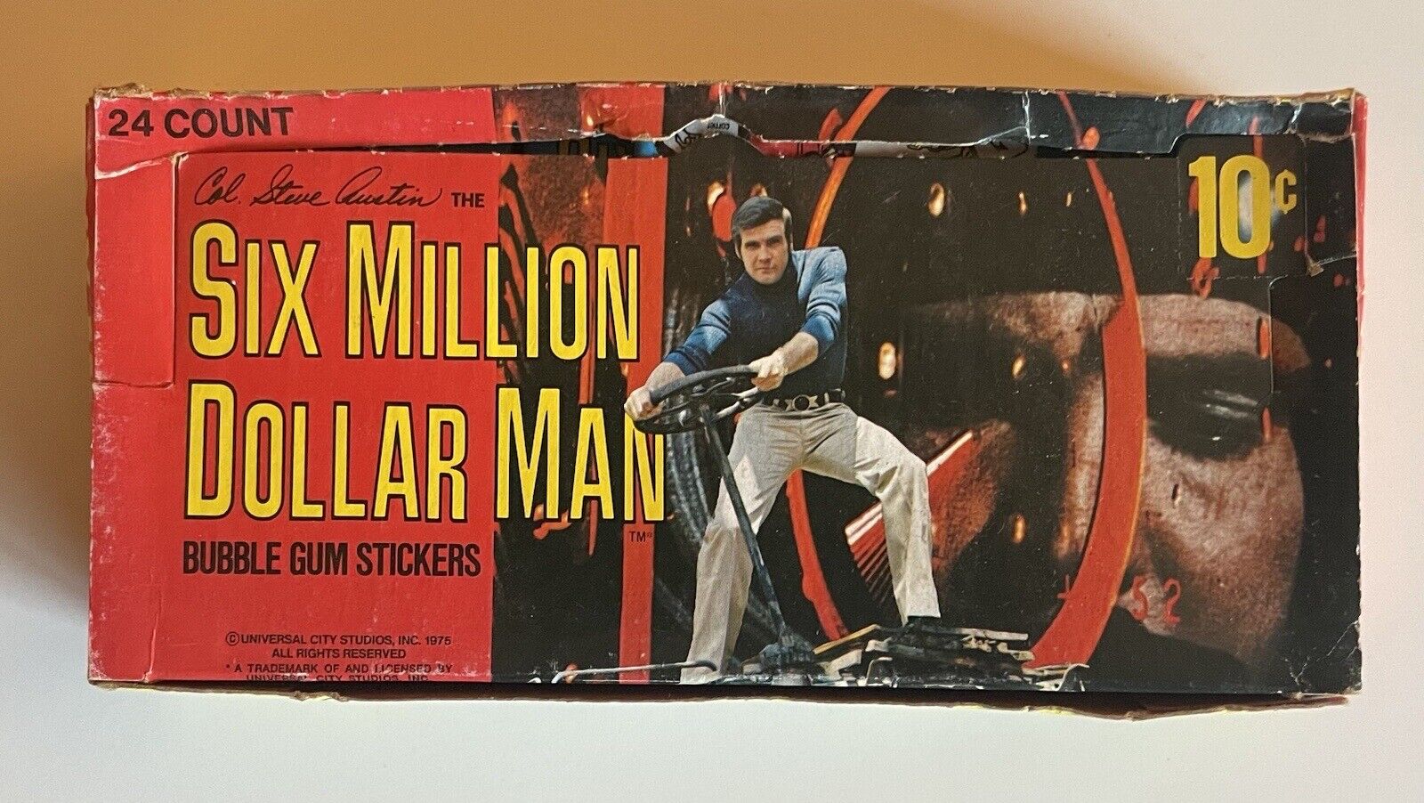 Six Million Dollar Man Donruss Wax Packs • Box of 24 • Unopened