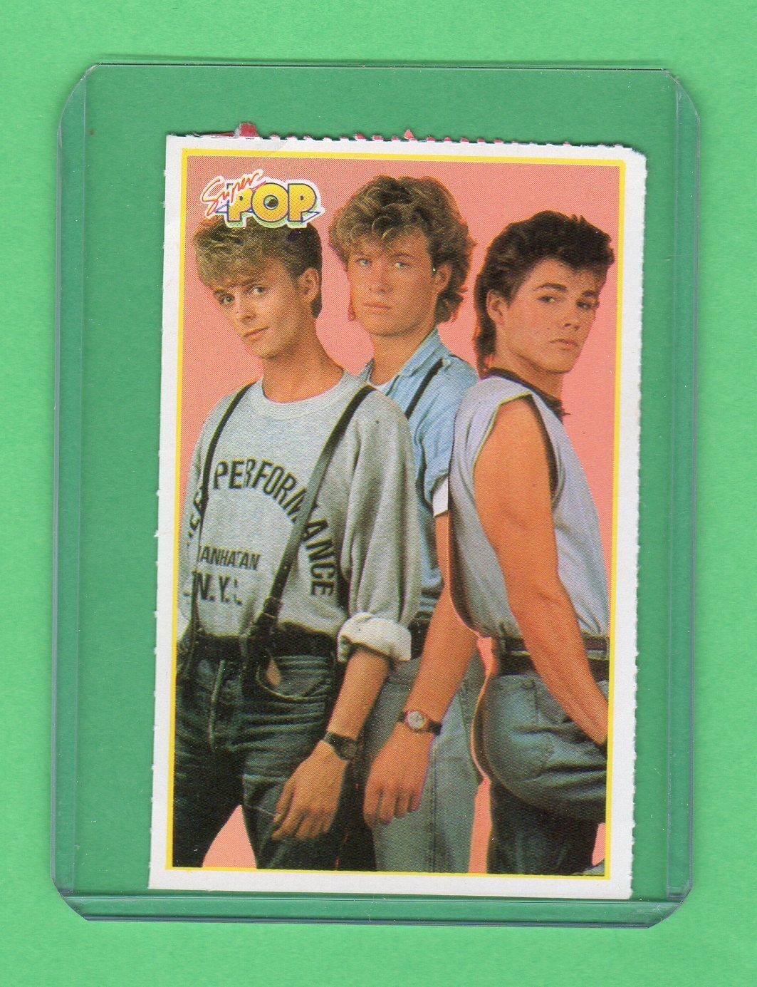 A-HA 1985 Spanish Superpop Magazine  Music Sticker/card  Possible RC ?? # 12