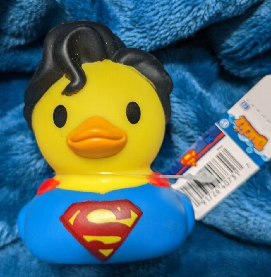 NWT 7 Superman DC Comics Rubber Duck Duckz