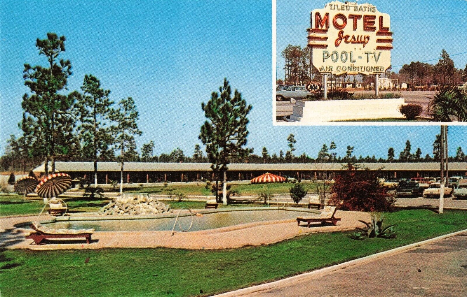 Motel Jesup Jesup Georgia Postcard D395