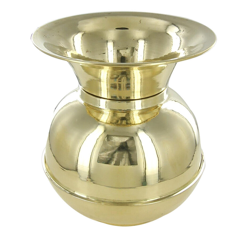 Old-Style Western Brass Spittoon | Saloon Jack Tobacco Wine Tasting HandCrafted