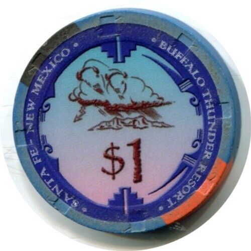 $1 Buffalo Thunder Casino Chip - Santa Fe, New Mexico