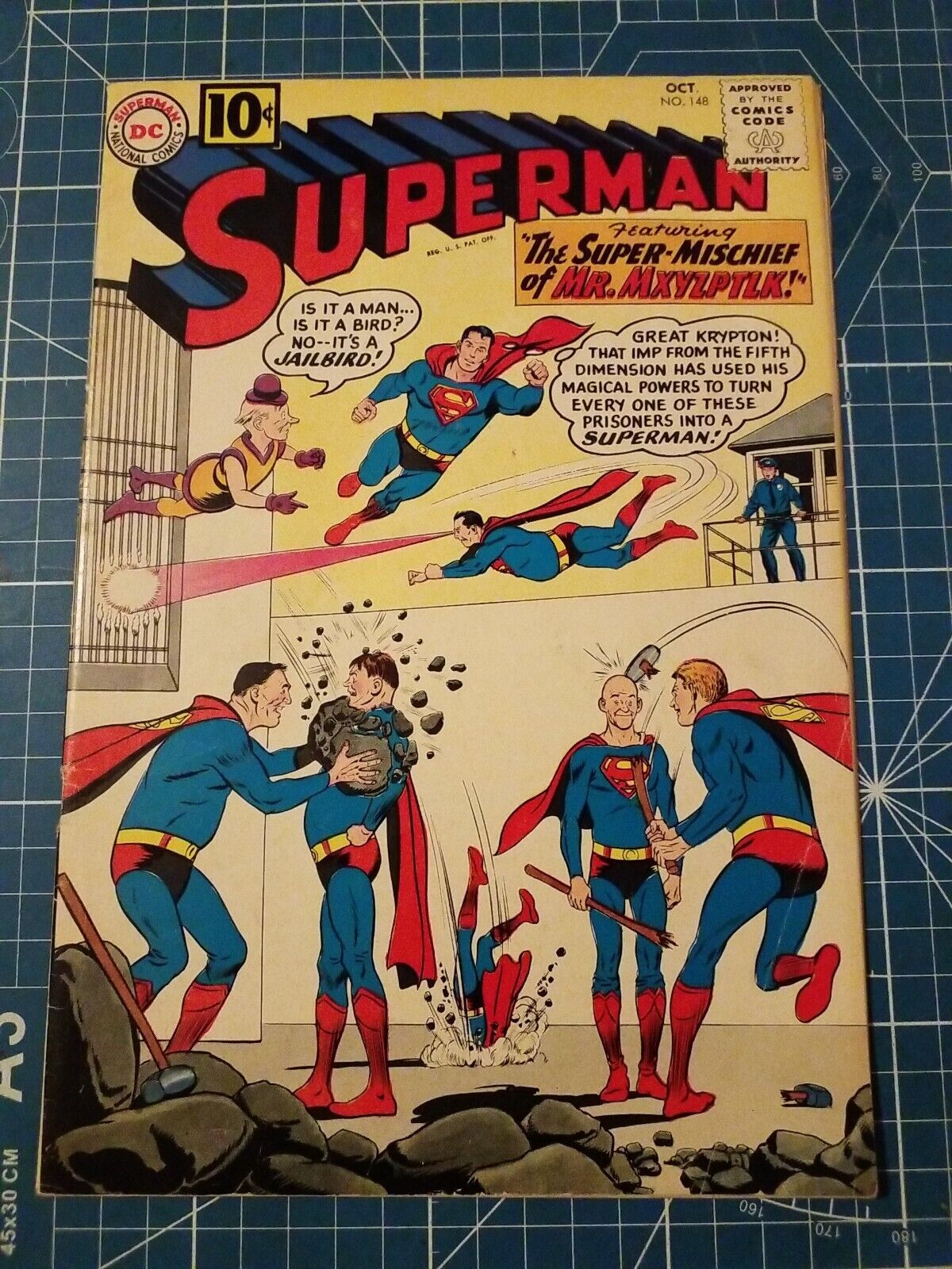 1961 DC Comics SUPERMAN No. 148 Super Mischief of Mr. Mxyzptlk Silver Age