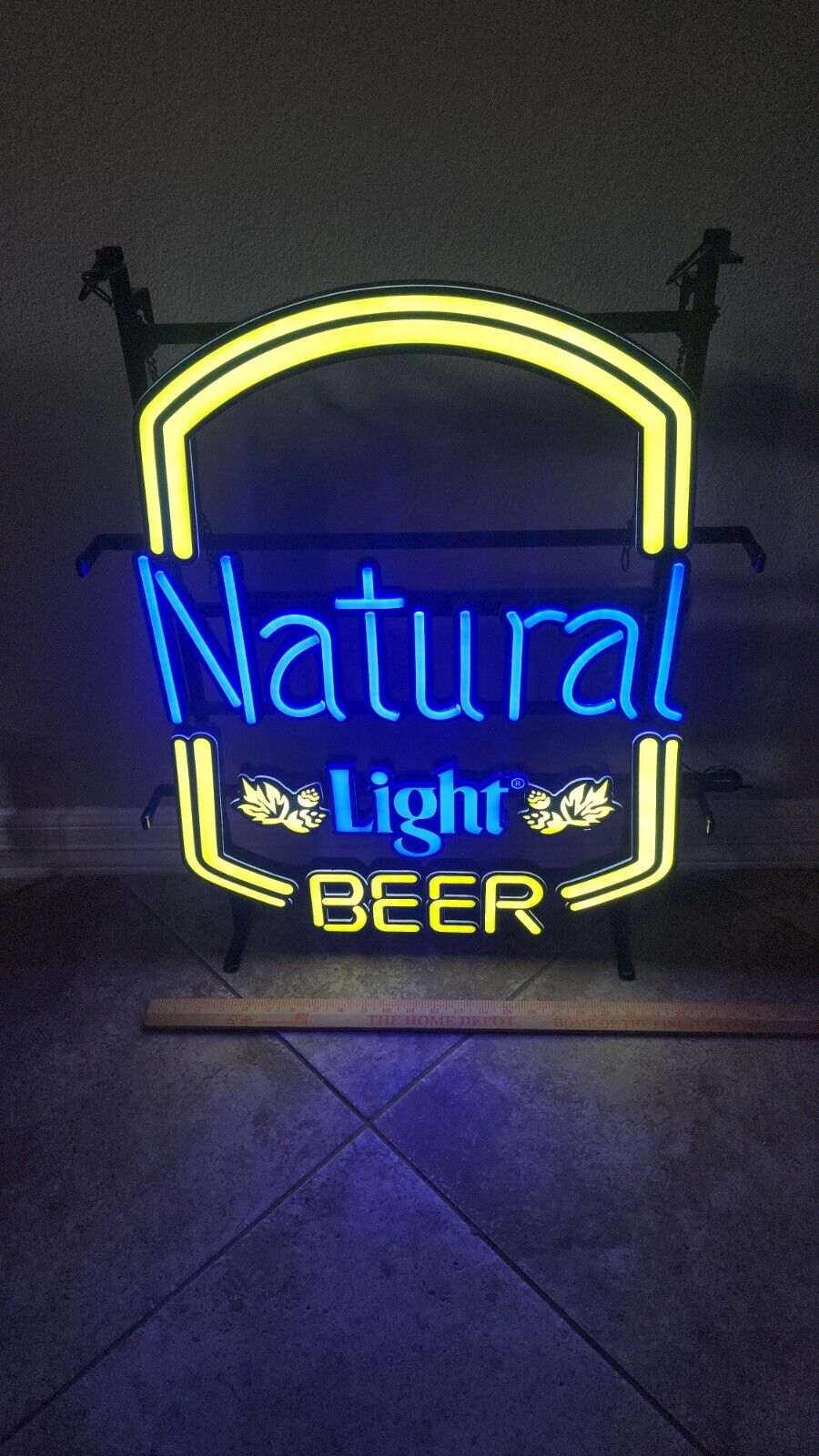 NATURAL LIGHT BEER CAN  FAUX NEON LED BAR SIGN BEER NEW NATTY LIGHT