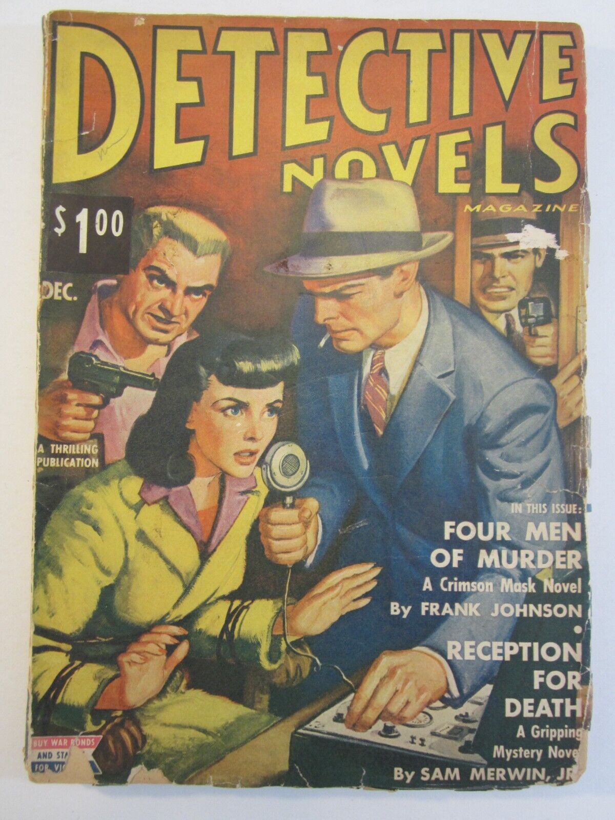Detective Novels Magazine Pulp, v.10 #2, Dec. 1942 VG