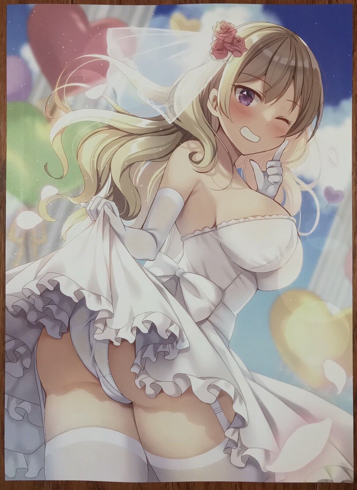 Wedding Girl Anime Girl Poster