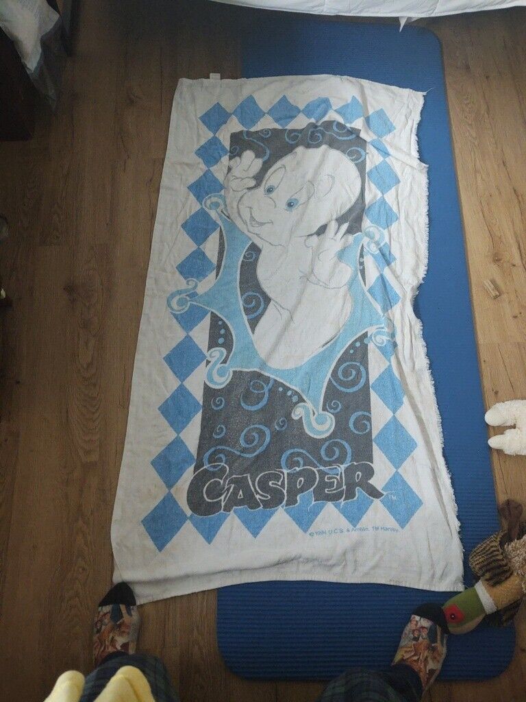 Vintage 1994 Casper the Friendly Ghost Beach Towel