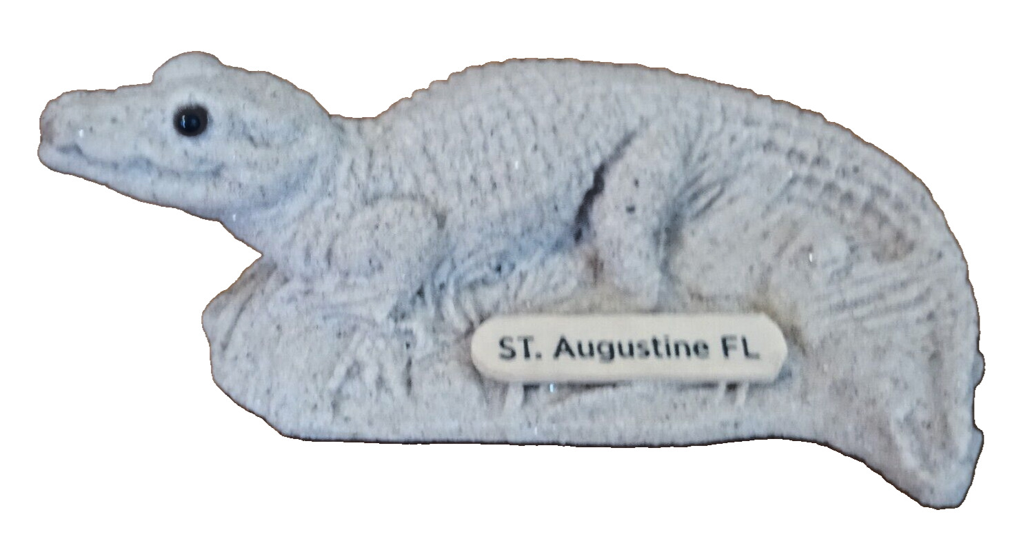 Mr. Sandman 2020 Real Sand Sculpture Of St. Augustine Florida Alligator 5\