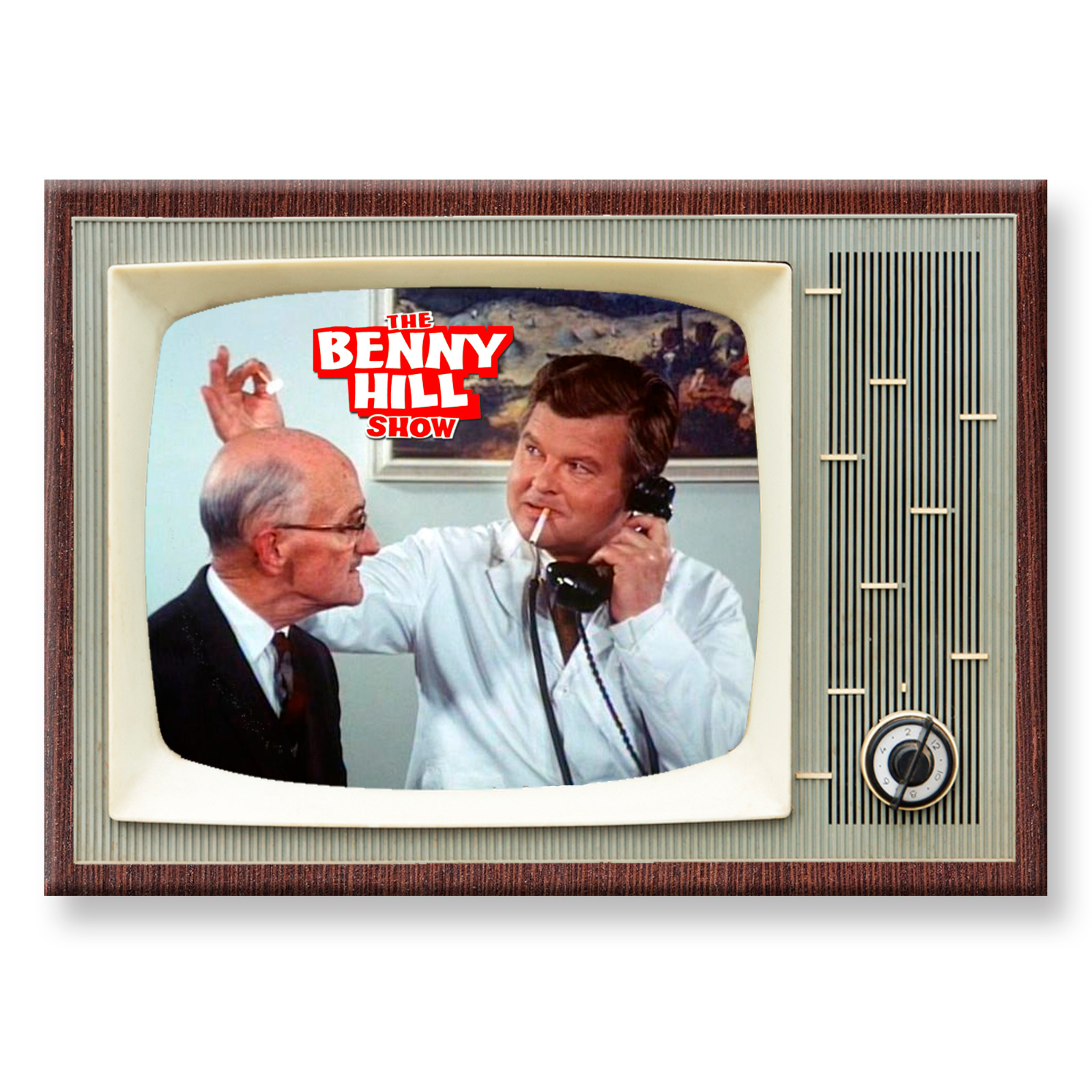 THE BENNY HILL SHOW TV Show Classic TV Design 3.5 