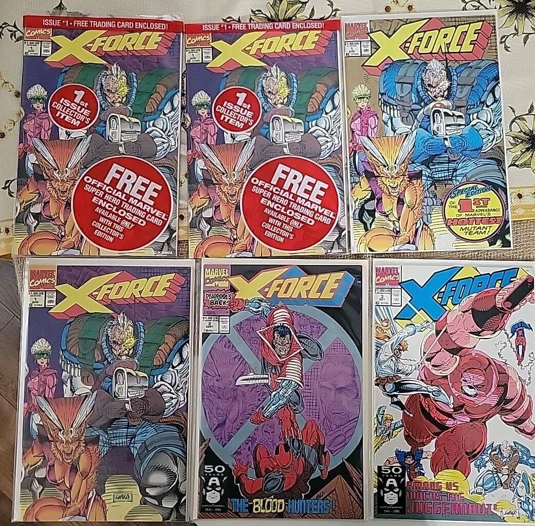 X Force Comic Lot Marvel