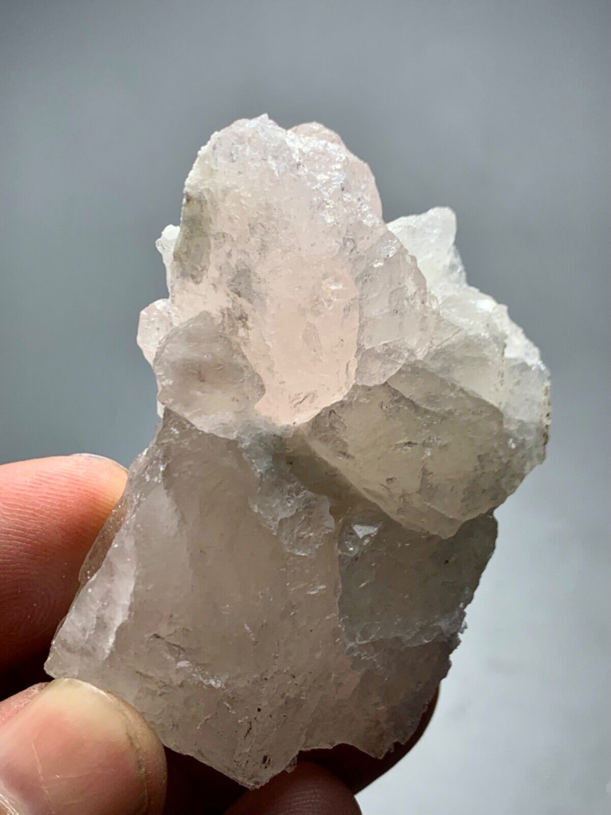 270 Cts Beautiful  Morganite  Crystal with Quartz  Specimen from Afghanistan