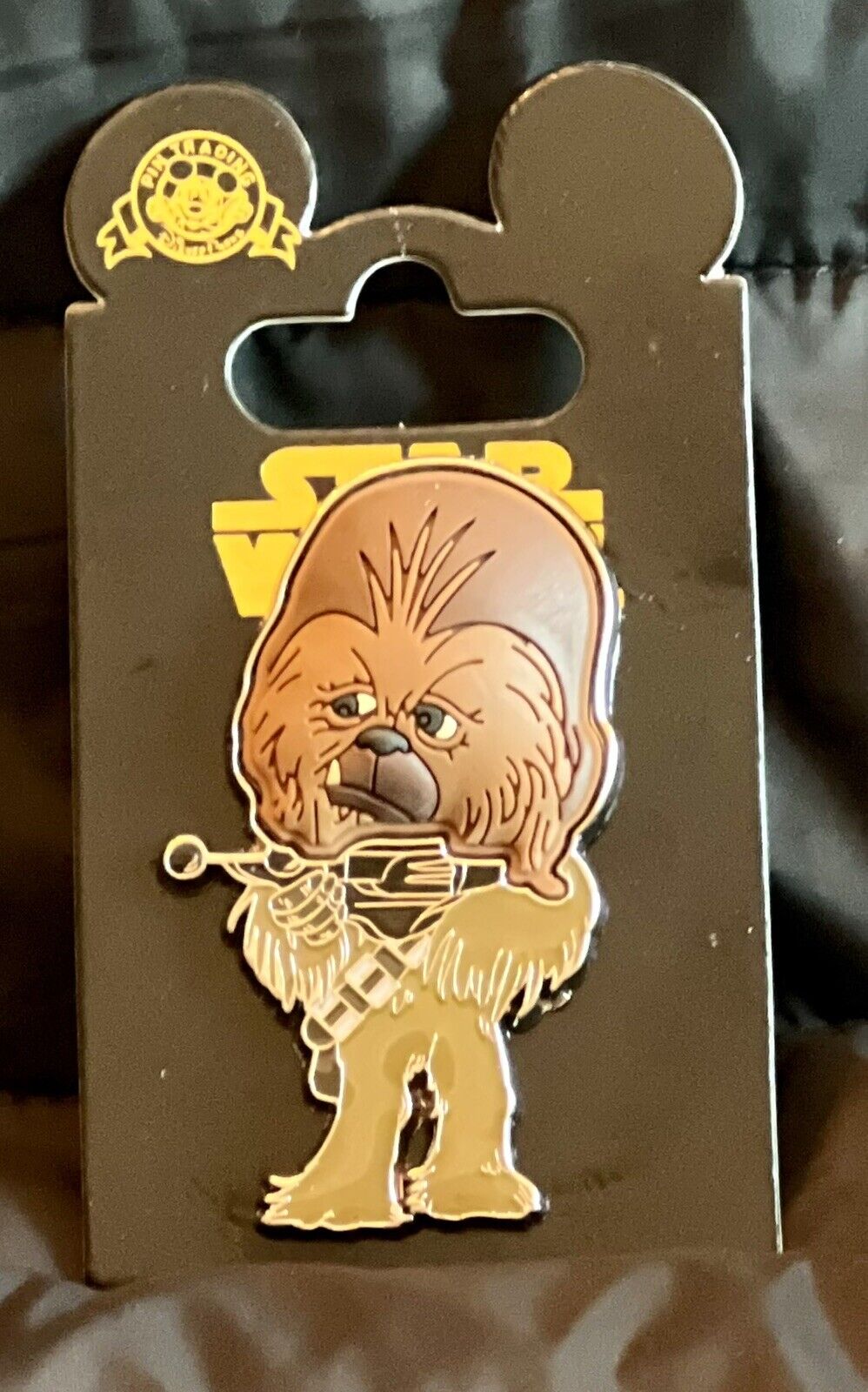 HKDL Hong Kong Star Wars Big Head Chewbacca Disney Pin 128098