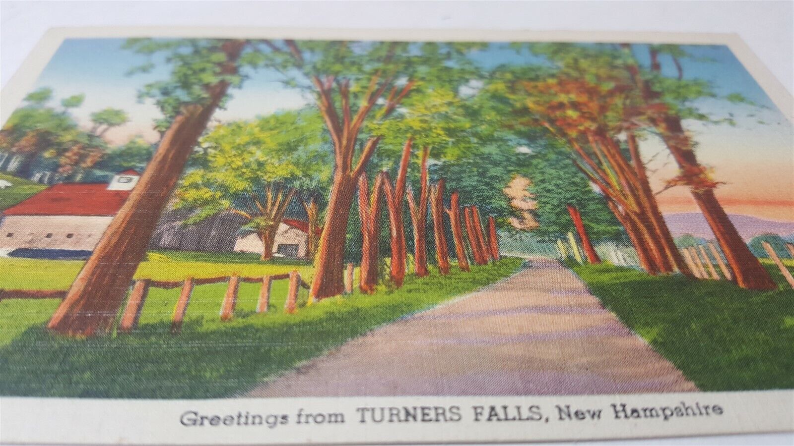 Vintage Greetings From Turners Falls New Hampshire Postcard P7