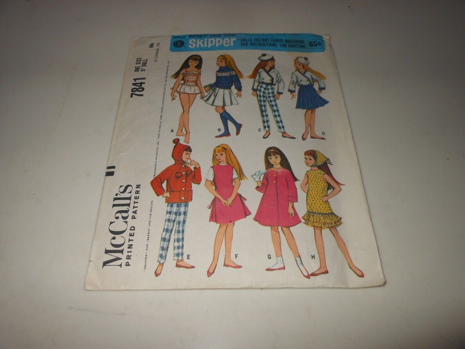 1965 Mattel & McCall's Pattern 7841, 9