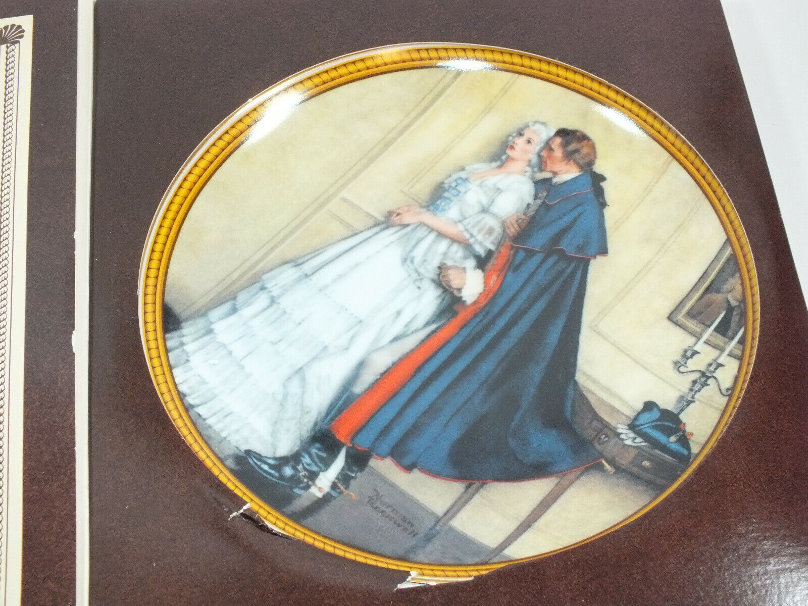 Rockwells Colonials Plate The Rarest Rockwells The Unexpected Proposal Knowles