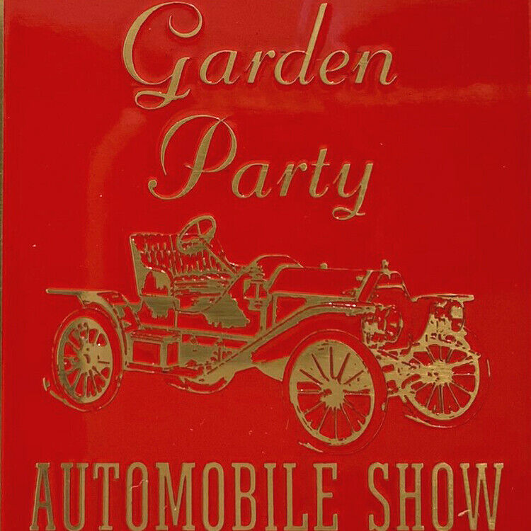 1976 Automobile Car Show Meet Reading Hospital Garden Party Pennsylvania Plaque