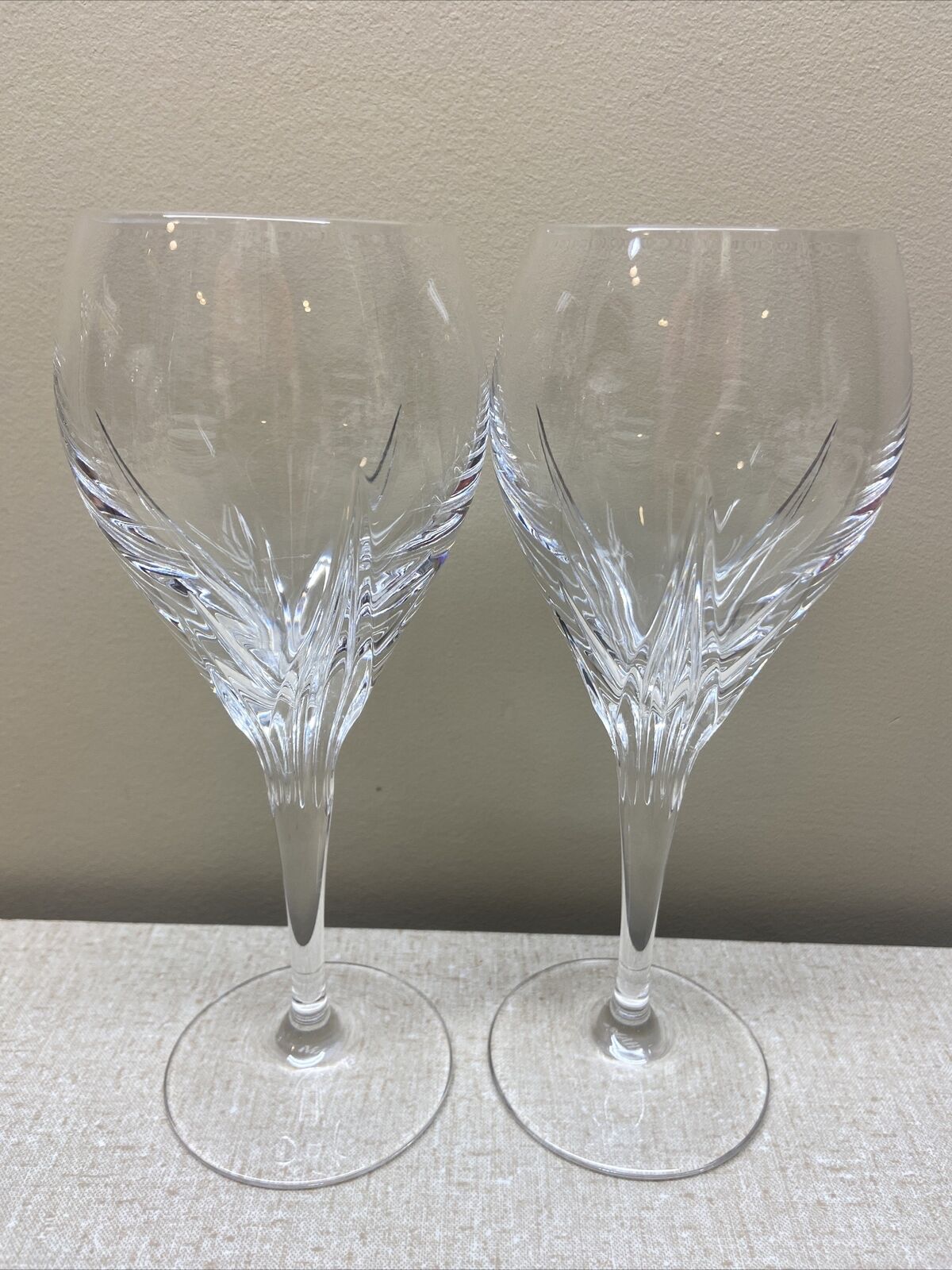 Gorham Crystal Trinity Wine Glass - Set of 2