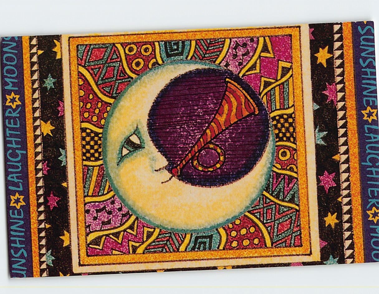 Postcard Sunshine Laughter Moons Art Print