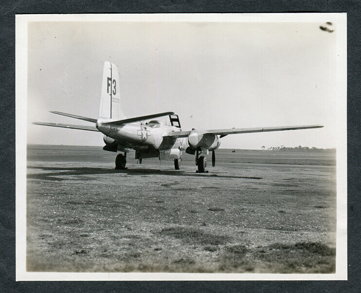 Original WWII USAAF Aircraft Photo Douglas A-26 Invader Pinellas AAF Florida