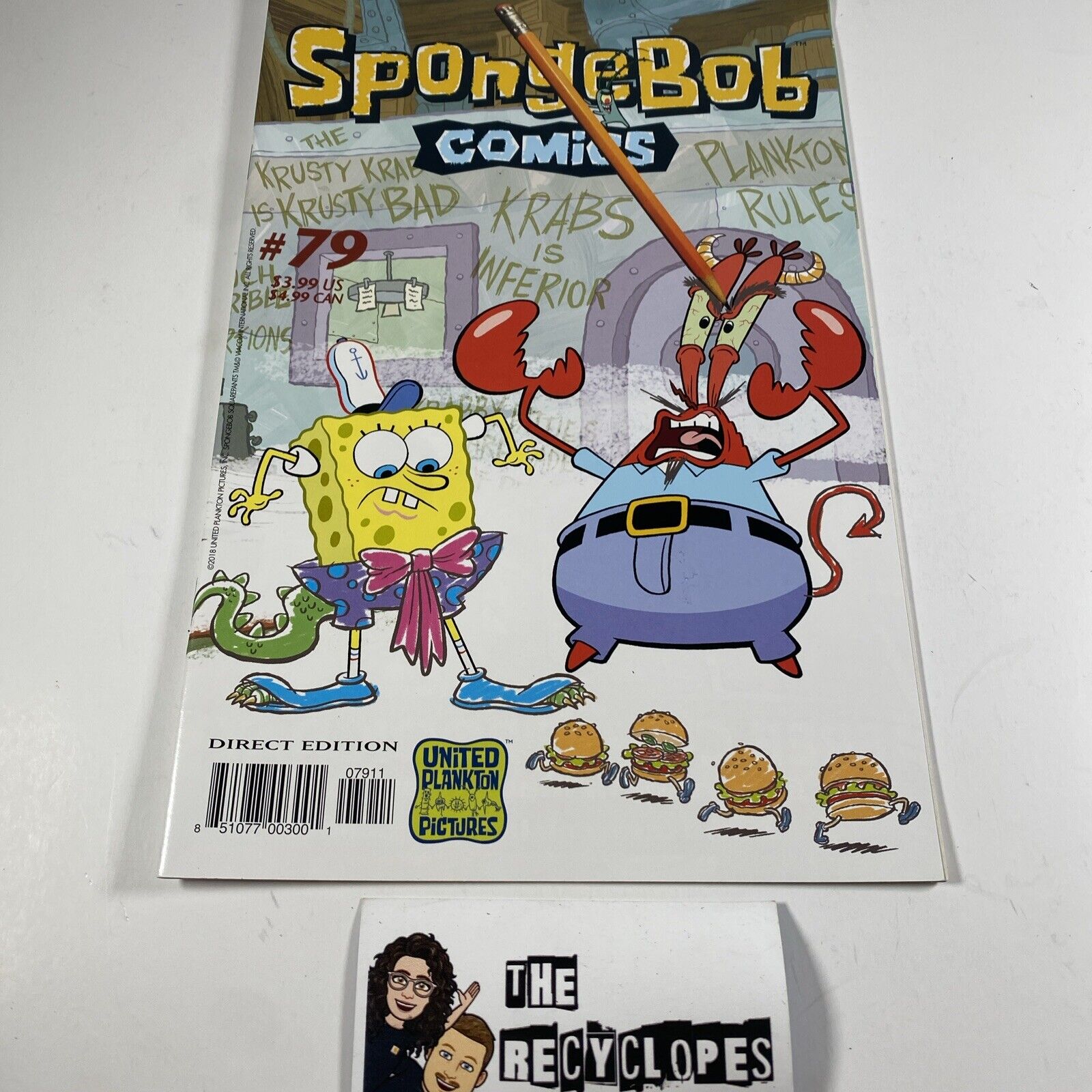 Spongebob Comics #79 2018 United Plankton Pictures Nice Condition