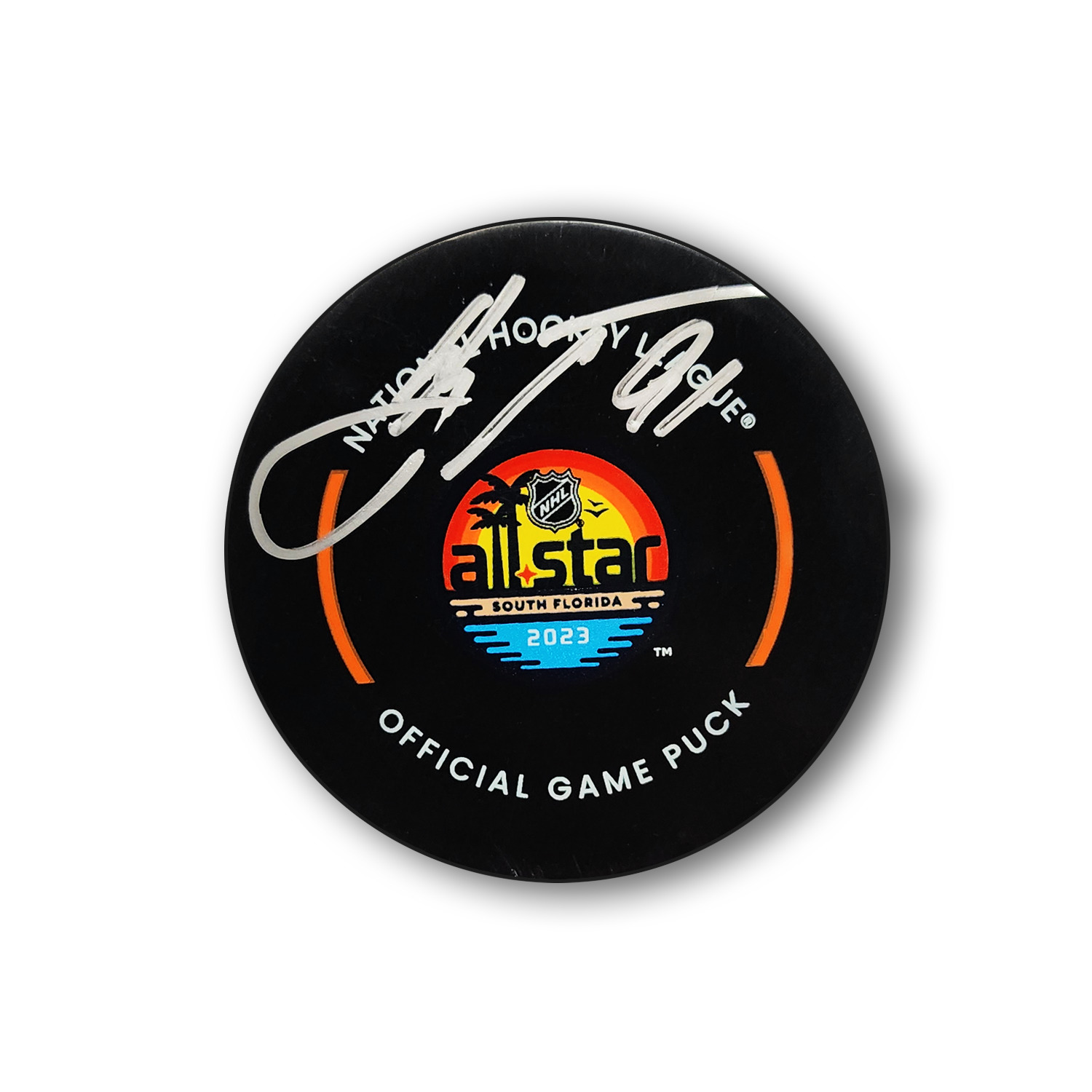 Vladimir Tarasenko Autographed 2023 NHL All Star Official Hockey Puck
