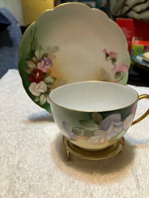 Vintage Small Cup and Saucer Set from Vienna