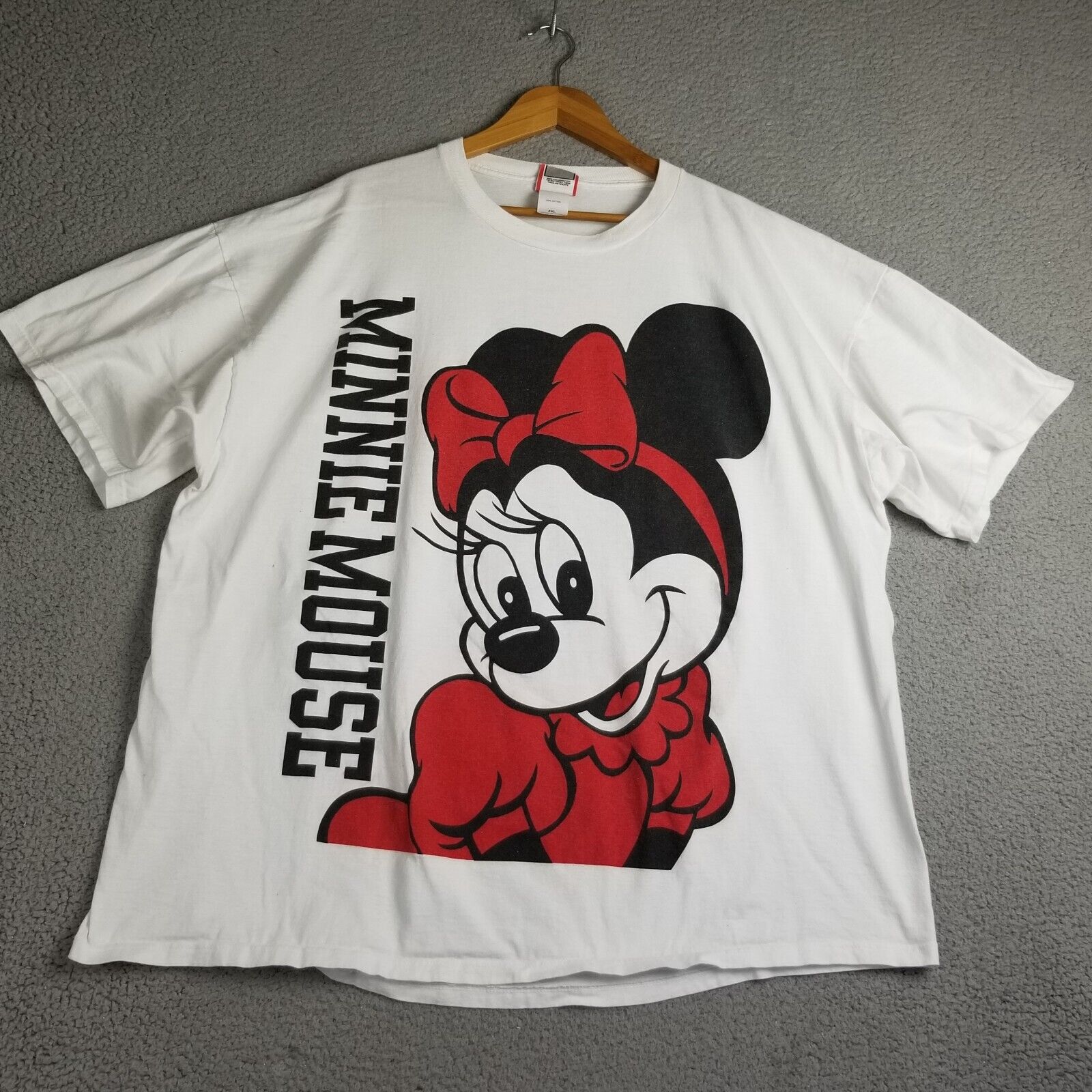 1990's Vintage Disney Designs Minnie Mouse Front & Back T-Shirt 4XL Pinhole