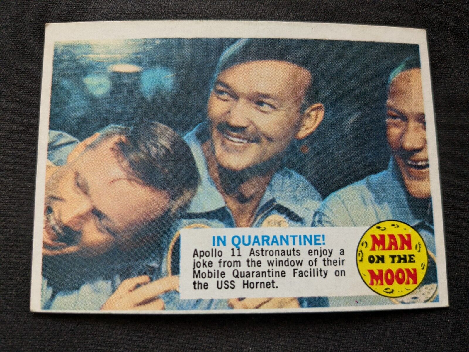 1970 Topps Man On The Moon Card # 89 of 99 In Quarantine (VG/EX)