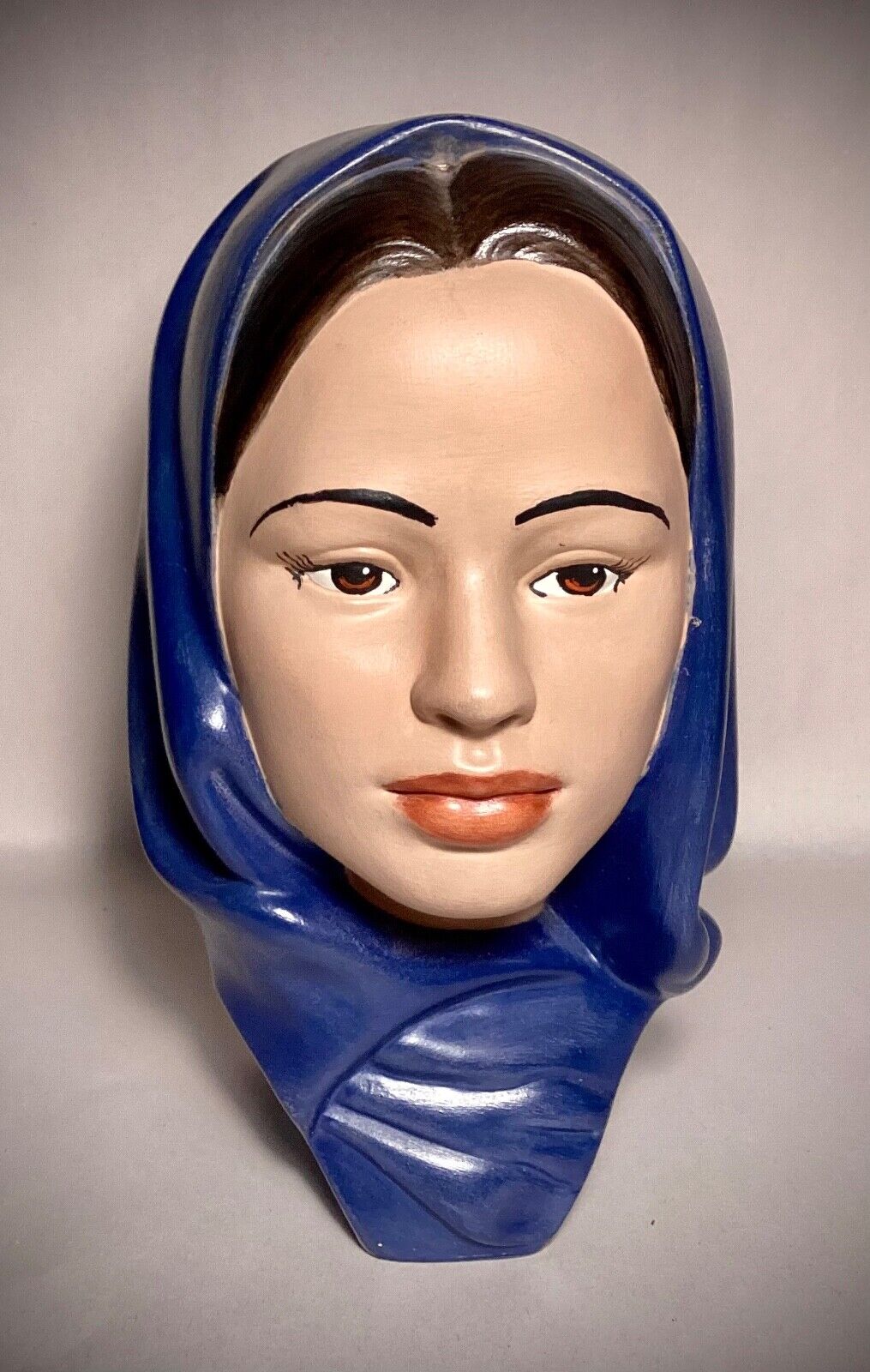 Vintage Ceramic Head Bust Middle Eastern Woman