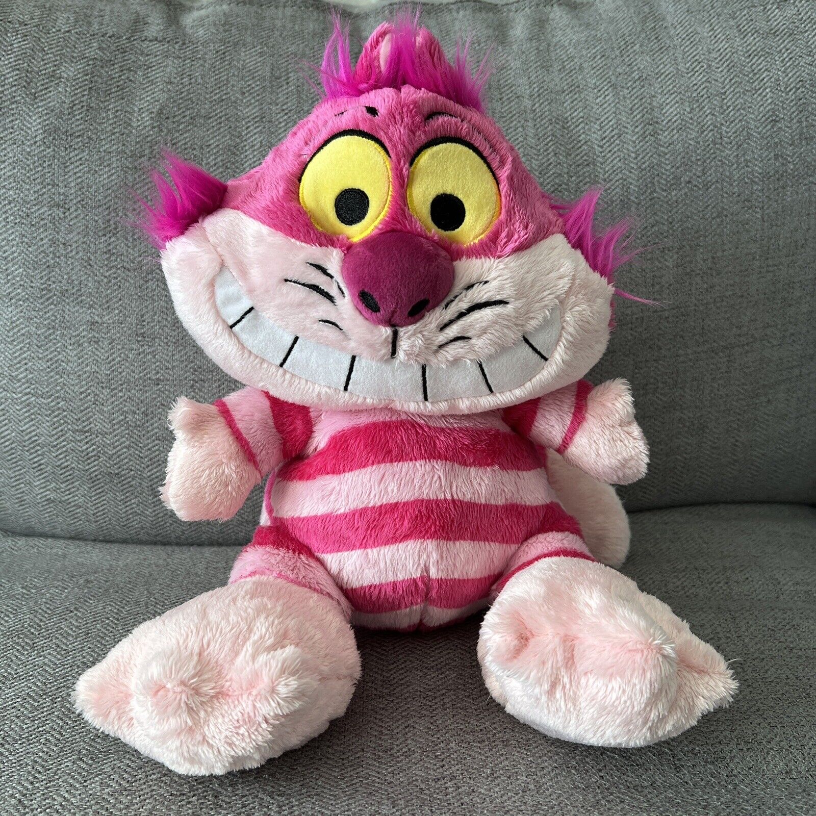 Disney Parks Pink Cheshire Cat Big Feet Alice in Wonderland 14\