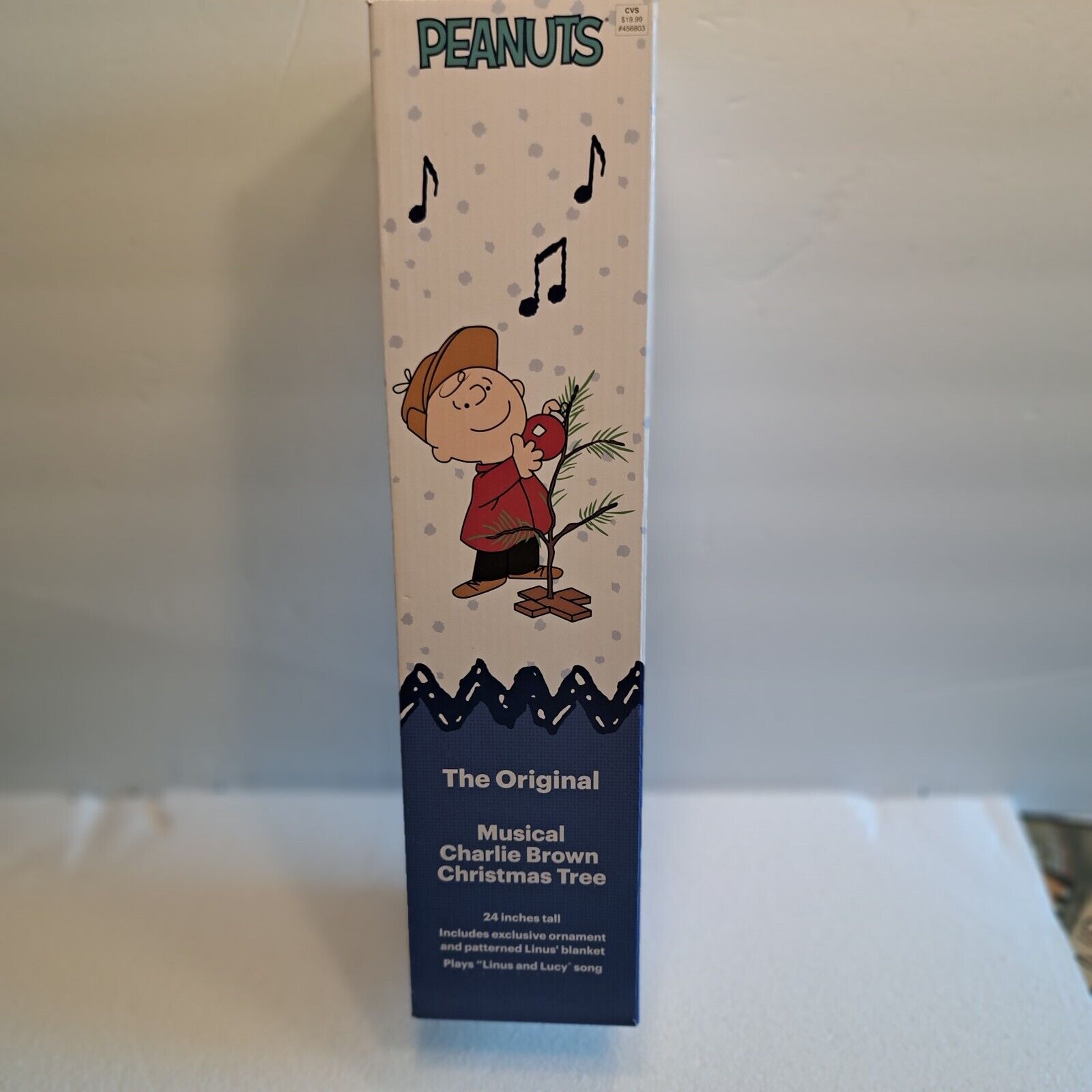 Musical Charlie Brown Christmas Tree, 24 in. w/ Ornament & more  NEW IN BOX