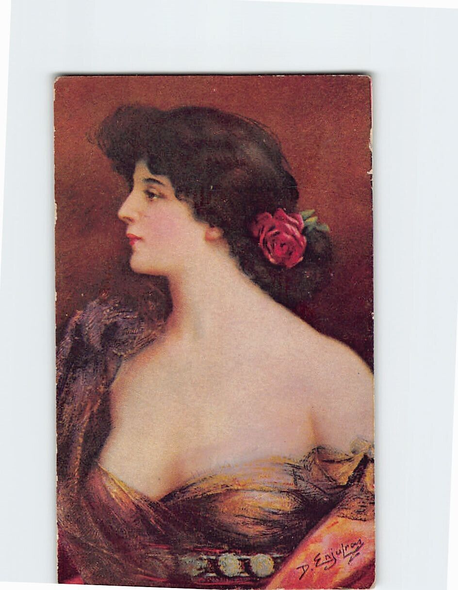 Postcard Belle Lady Dancer By Delphin Enjolras