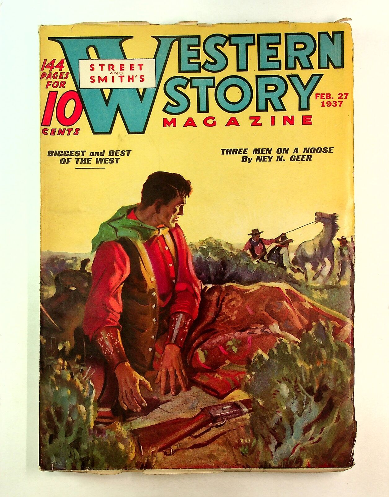 Western Story Magazine Pulp 1st Series Feb 27 1937 Vol. 154 #4 FN