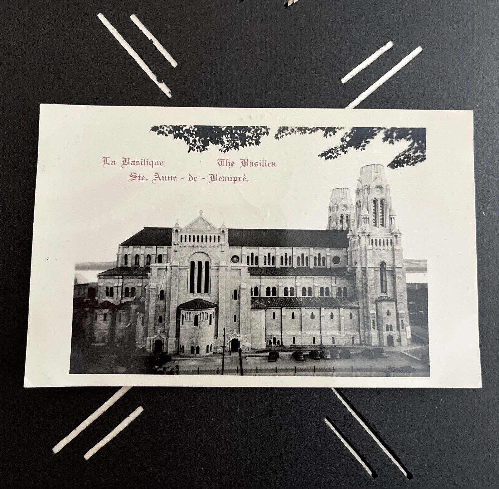 Vintage RPPC Ste. Anne De Beaupre The Basilica Souvenir Postcard Religious