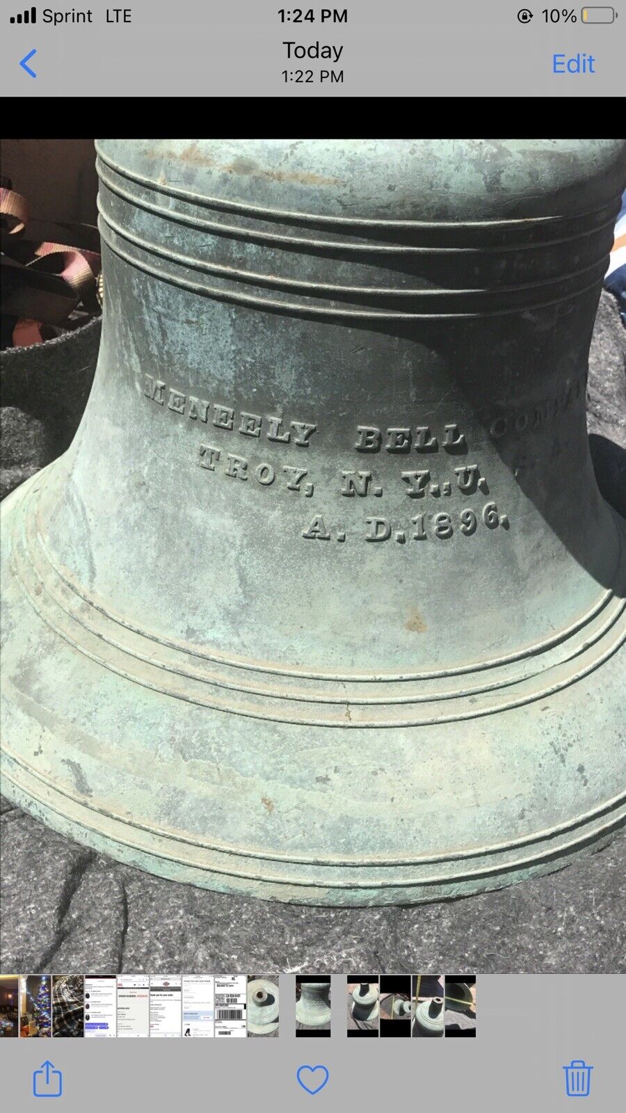 Antique Meneely Bell