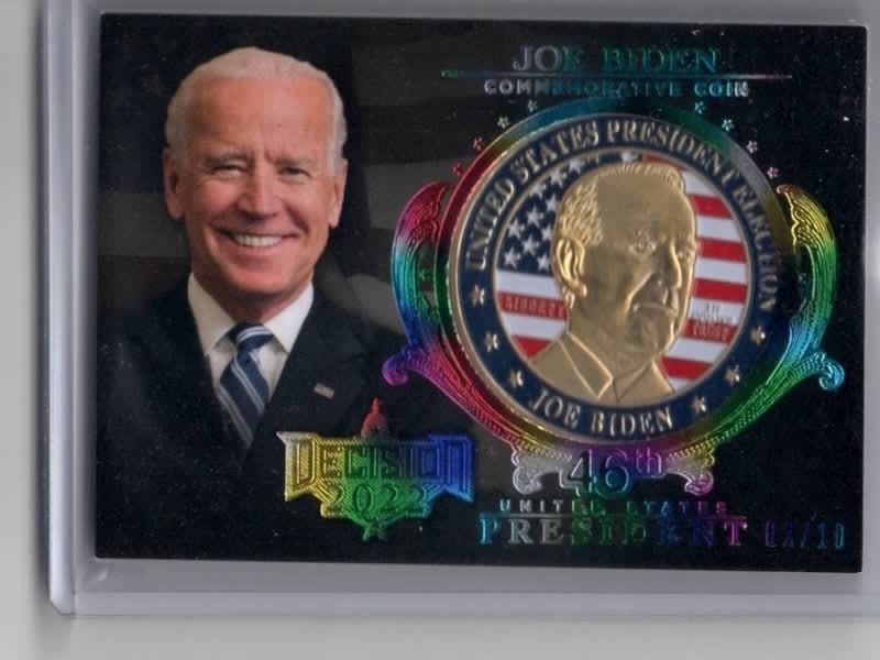 Joe Biden 2022 Decision Rainbow 46th President Commemorative Coin /10