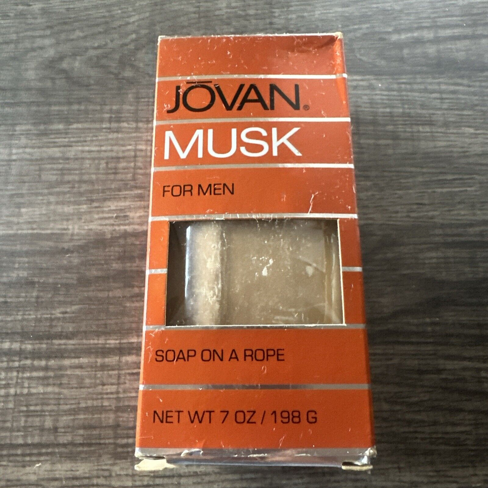 Jovan Musk For Men Soap on a Rope 7 oz Vintage New