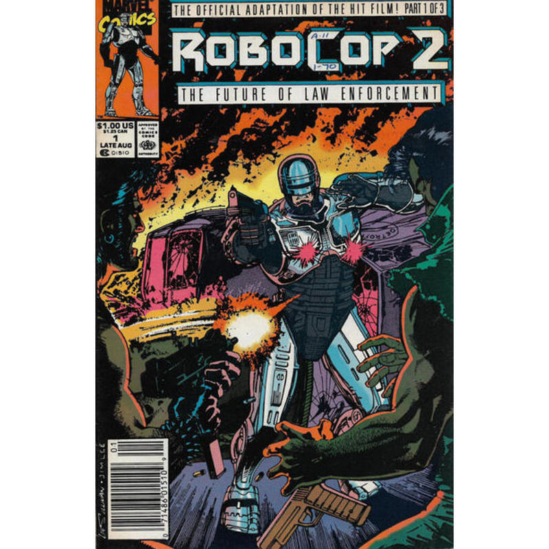 Robocop 2 #1 Newsstand Marvel comics NM Full description below [g]