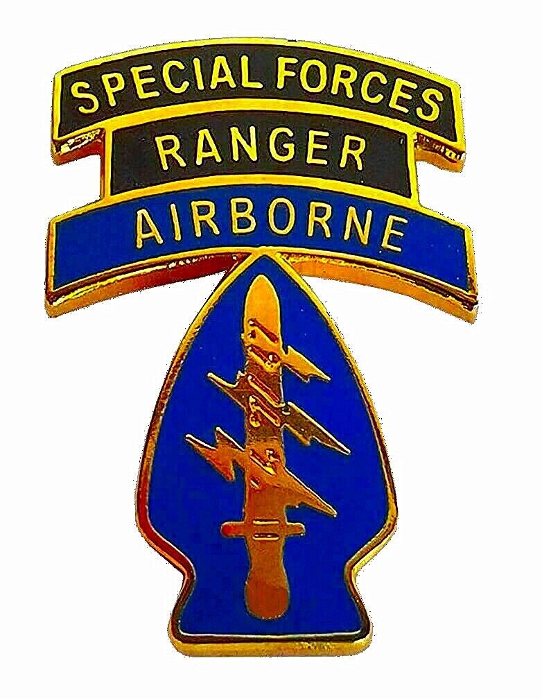 SPECIAL FORCES RANGER AIRBORNE Military Veteran US ARMY Hat “Triple Canopy” Pin