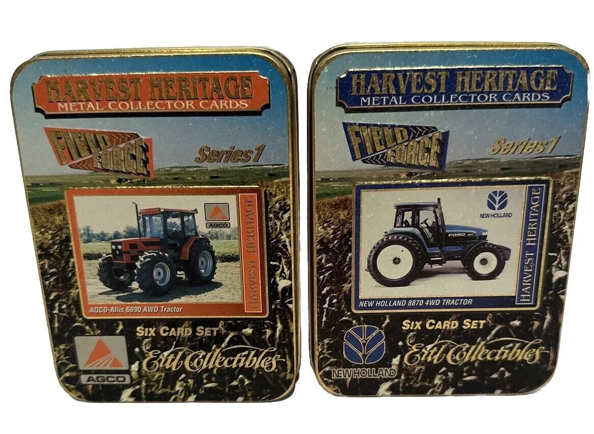 Harvest Heritage AGCO Metal Collectible Cards - Factory Sealed Lot Of 2 .#25