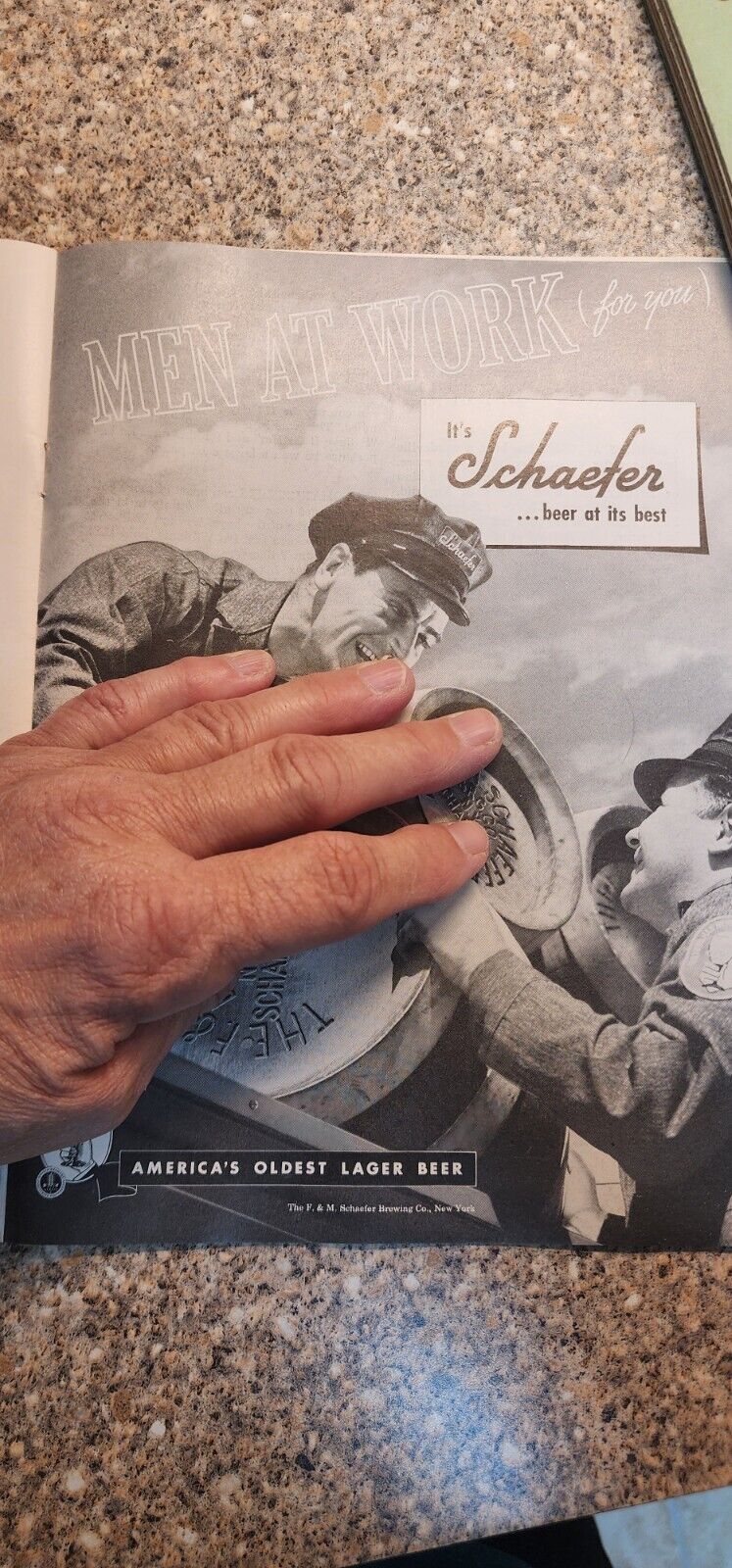 1941 Schaefer Beer Magazine Advertising 9\