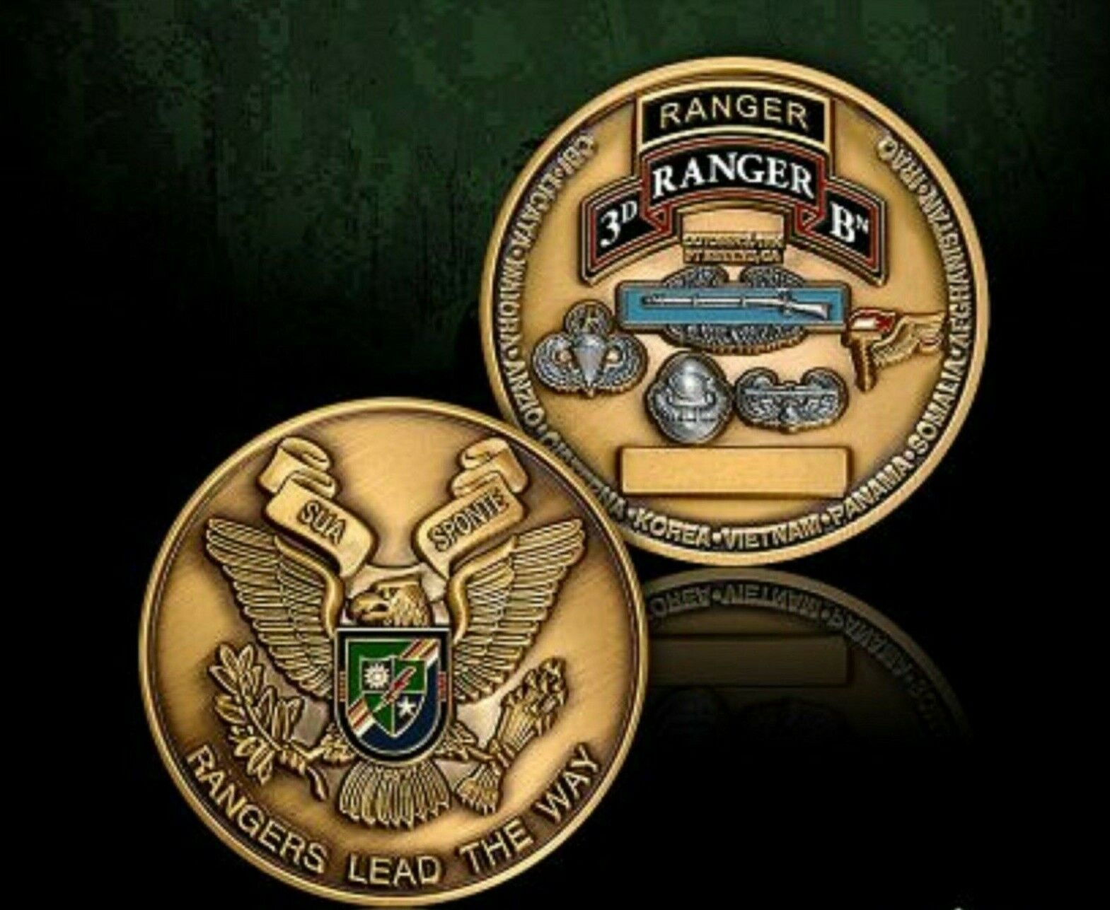 ARMY 3RD 3D RANGER BATTALION RANGERS LEAD THE WAY 1.75\