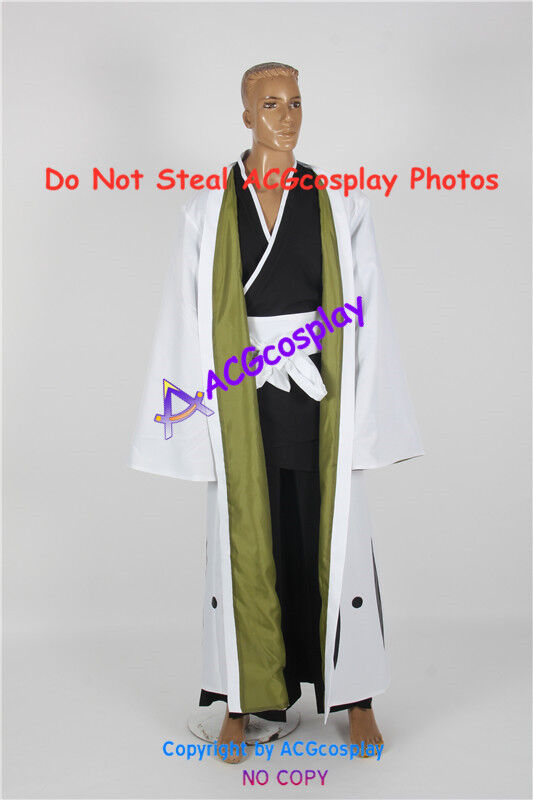 Bleach cosplay Kisuke Urahara Captain of Squad 12 cosplay costume with lining 